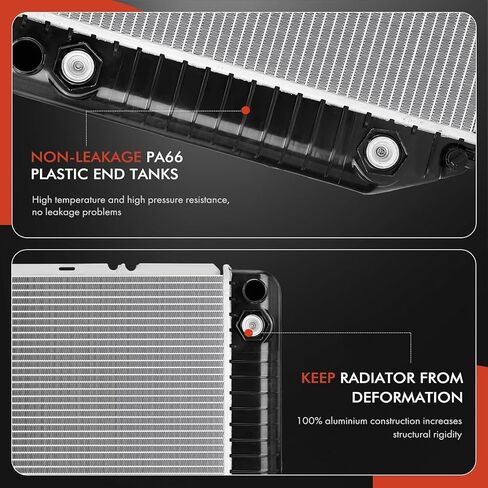 A-Premium Radiator Replacement for Chevrolet C/K 1500 1988-1993 2500 3500 Blazer, With Heavy Duty Cooling, 5.7L 7.4L, MT in Saudi Arabia