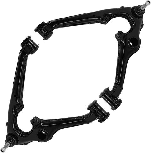 Detroit Axle - 6pc Front End Kit for Chevy GMC Silverado Sierra 1500 Yukon Suburban Tahoe Cadillac Escalade, 4 Lower Upper Control Arms with Ball Joint 2 Outer Tie Rods 2015 2016 2017 2018 Replacement in Saudi Arabia