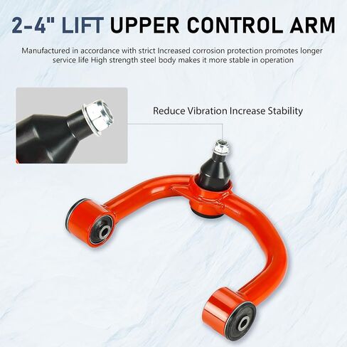 2-4 "رفع ذراع التحكم العلوي من Ford F150 2004-2020 2 PCS مجموعة التعليق الأنبوبية الحمراء in Saudi Arabia