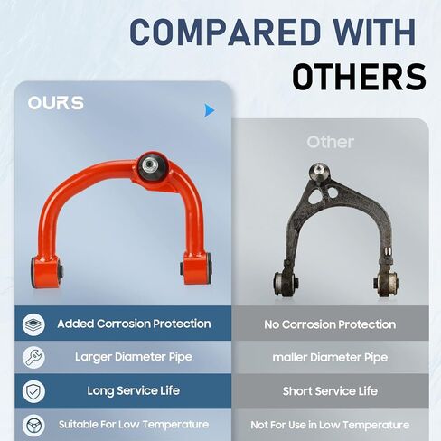 2-4 "رفع ذراع التحكم العلوي من Ford F150 2004-2020 2 PCS مجموعة التعليق الأنبوبية الحمراء in Saudi Arabia