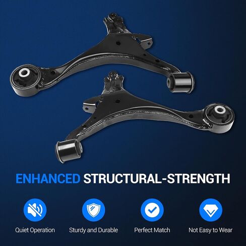 Autoround Front Suspension Kit Lower Control Arm w/Ball Joint Compatible with Honda Civic 2001-2005, 8pcs - 2 Contrl Arms 2 Ball Joints 2 Tie Rods 2 Sway Bar Links in Saudi Arabia