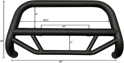 Black Horse Max T Bull Bar Textured Black Compatible with 2022-2024 Toyota Tundra-MBT-MT0512 in Saudi Arabia