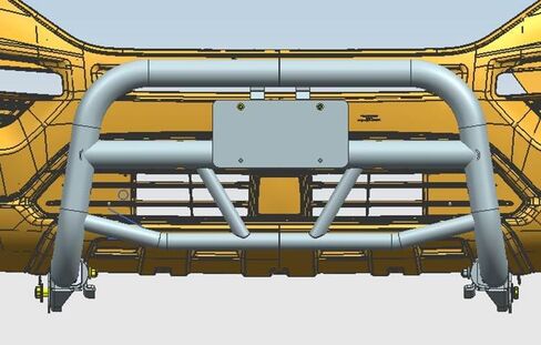 Black Horse Max T Bull Bar Textured Black Compatible with 2022-2024 Toyota Tundra-MBT-MT0512 in Saudi Arabia