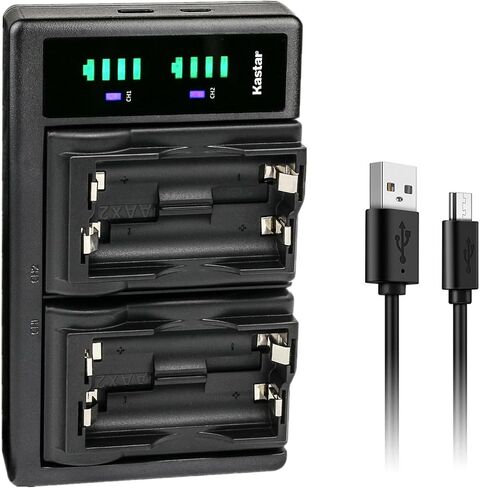 Kastar 1 -Pack Battery & Ltd2 USB Charger (2500mah ، 2.4V) لـ Kodak Easyshare C533 ، C603 ، C613 ، C623 ، C633 ، C643 ، C653 ، C663 ، C703 ، C713 ، C743 Cameras - Black - in Saudi Arabia