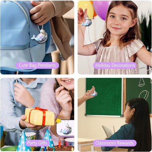 Dynwave Compact Whale Keychain ، سلسلة مفاتيح دمية Animal Doll ، قلادة حقيبة رائعة للمفاتيح المحمولة للسيارة/المفتاح/الحقيبة ، مكافآت كرنفال هدية هدية عيد ميلاد للأطفال ، وصديقاتها وأخواتها in Saudi Arabia