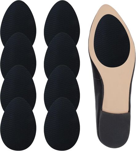 8 PCS Self-Adhesive Non-Slip Shoe Pads for Bottom of Shoes for Shoes and Heels,Sole Guard to Protect & Restore Shoe Soles (Rubber, 3.5 inch) in Saudi Arabia