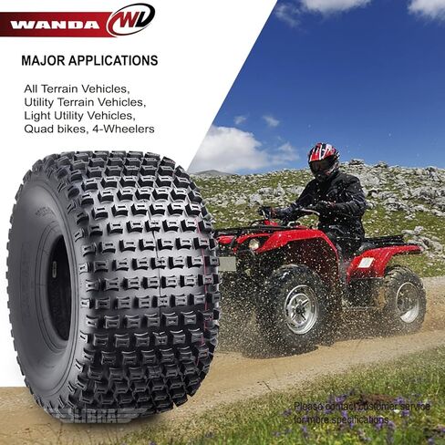 Wanda One New ATV Tyre 22x11-10 22x11x10 Dimple Knobby 4PR - 10030 in Saudi Arabia
