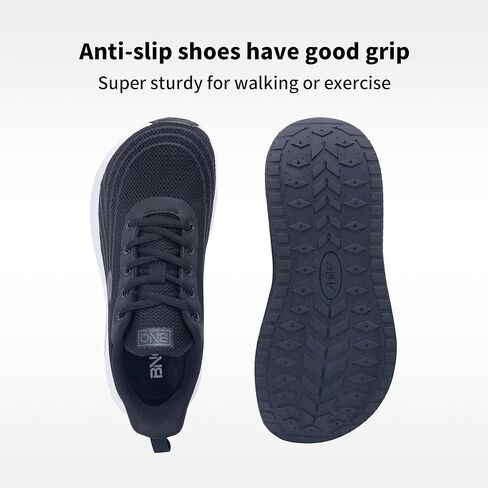 RomenSi Wide Toe Box Shoes Women Arch Support Walking Shoes Tennis Fashion Sneakers Orthotic Shoe for Plantar Fasciitis US 6-11 in Kuwait