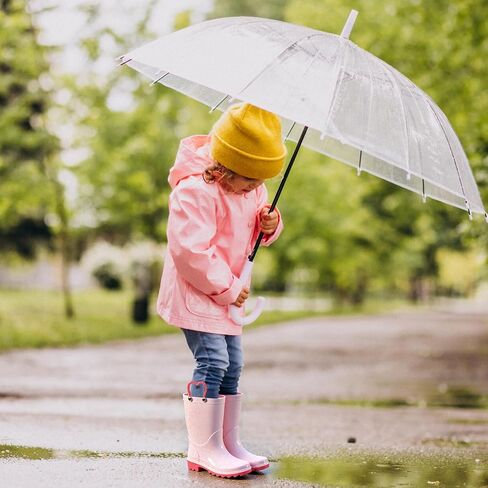 Stelle Toddler Rain Boots Kids Rainboots Boys Girls مقاومة للماء سهلة على المقابض غير المنقولة خفيفة الوزن في الهواء الطلق in Kuwait