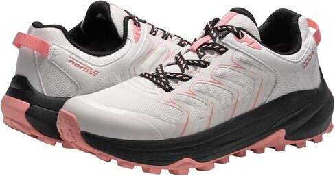 NORTIV 8 Women's Hiking Shoes Lightweight Walking Sneakers | Outdoor Work Camping Tennis Workout Cross Training with Lightweight Comfort and Arch Support Echo in Kuwait