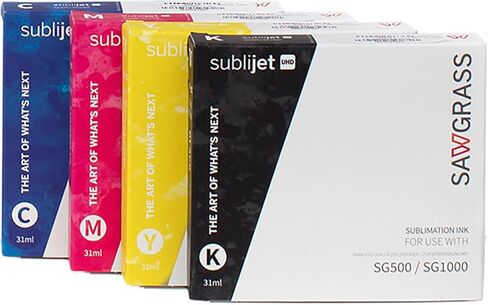 Sawgrass SubliJet UHD Sublimation Ink Cartridge - Magenta - High-Performance Ink for Sawgrass SG500 SG1000 Sublimation Printers - Long-Lasting, High-Viscosity Gel Ink for Vibrant, Crisp Prints in Saudi Arabia