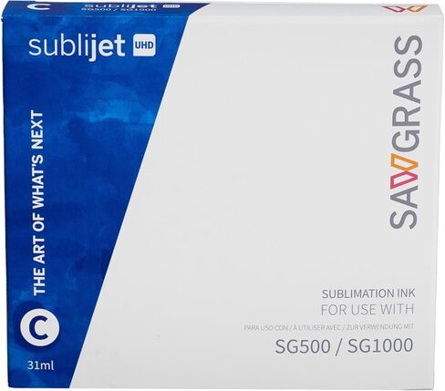 Sawgrass SubliJet UHD Sublimation Ink Cartridge - Magenta - High-Performance Ink for Sawgrass SG500 SG1000 Sublimation Printers - Long-Lasting, High-Viscosity Gel Ink for Vibrant, Crisp Prints in Saudi Arabia