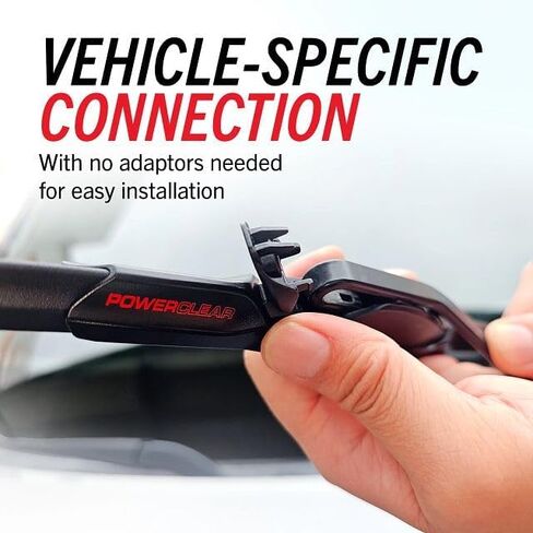 POWERSTOP PowerClear – PCK-2120-1 - Front 21" + 20" Windshield Wiper Blade Set, J-Hook Type For Honda CR-V, BMW Z4 [Model Specific] in Saudi Arabia