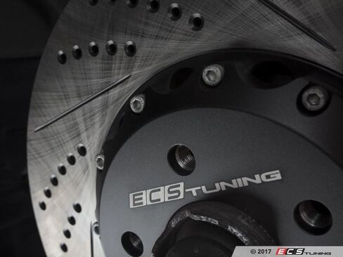 دوارات الفرامل من ECS 2 قطعة - الزوج الأمامي (350 × 34) متوافق مع طرز Audi B9 S4 و S5 و SQ5 in Saudi Arabia