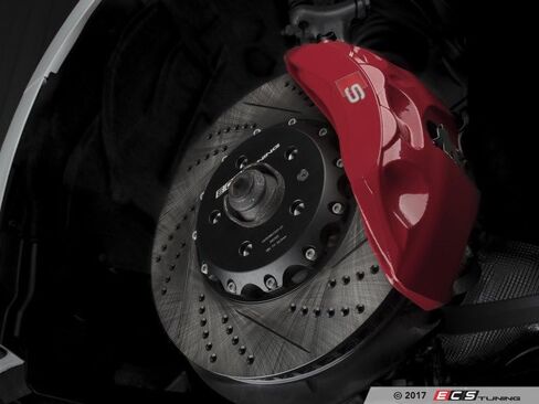 دوارات الفرامل من ECS 2 قطعة - الزوج الأمامي (350 × 34) متوافق مع طرز Audi B9 S4 و S5 و SQ5 in Saudi Arabia