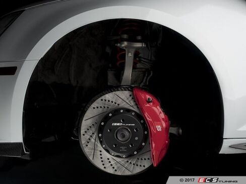 دوارات الفرامل من ECS 2 قطعة - الزوج الأمامي (350 × 34) متوافق مع طرز Audi B9 S4 و S5 و SQ5 in Saudi Arabia