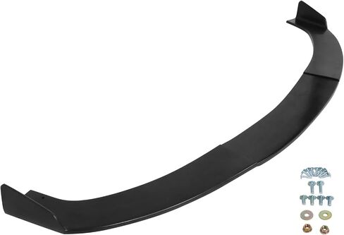 FREEMOTOR802 Compatible with 2010-2013 Infiniti G37 Sedan & 2011-2012 Infiniti G25 Sedan Front Bumper Lip, 3PCS Front Bumper Lip Spoiler Splitters Kit Unpainted Black IKON Style PU in Saudi Arabia