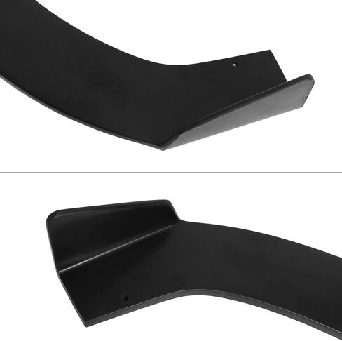 FREEMOTOR802 Compatible with 2010-2013 Infiniti G37 Sedan & 2011-2012 Infiniti G25 Sedan Front Bumper Lip, 3PCS Front Bumper Lip Spoiler Splitters Kit Unpainted Black IKON Style PU in Saudi Arabia