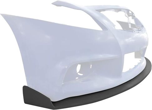 FREEMOTOR802 Compatible with 2010-2013 Infiniti G37 Sedan & 2011-2012 Infiniti G25 Sedan Front Bumper Lip, 3PCS Front Bumper Lip Spoiler Splitters Kit Unpainted Black IKON Style PU in Saudi Arabia