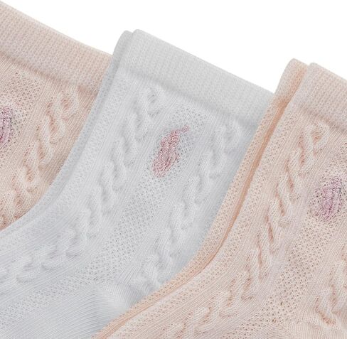 Polo Baby Tossed Bear Socks 3 Pair Pack, Soft Pink, 0-6 Months in Saudi Arabia