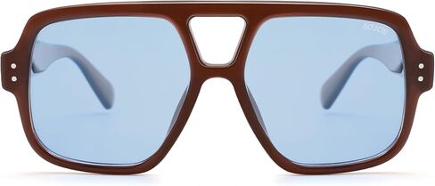Sojos Retro Square Aviatiator Sunglasses Womens Mens Trendy Vintage Adiators Shades SJ2613 in Saudi Arabia