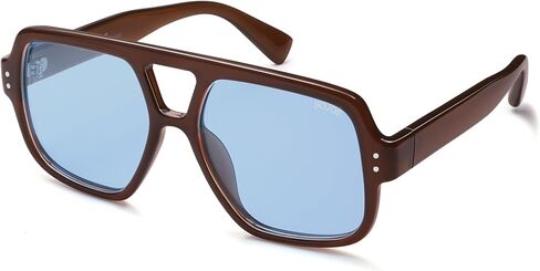 Sojos Retro Square Aviatiator Sunglasses Womens Mens Trendy Vintage Adiators Shades SJ2613 in Saudi Arabia