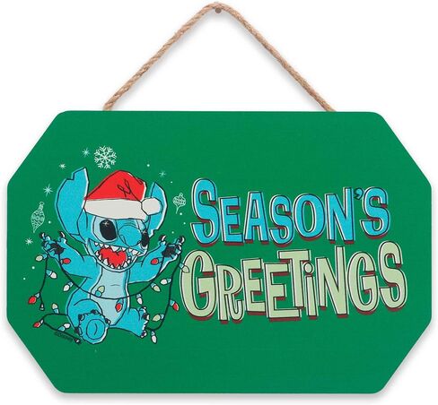 Disney Winnie the Pooh Snowy Behind the Ears Hanging Wood Wall Decor - Cute Winnie the Pooh Christmas Decoration for Home in Saudi Arabia