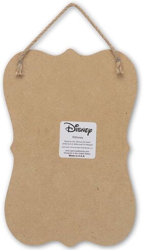 Disney Winnie the Pooh Snowy Behind the Ears Hanging Wood Wall Decor - Cute Winnie the Pooh Christmas Decoration for Home in Saudi Arabia