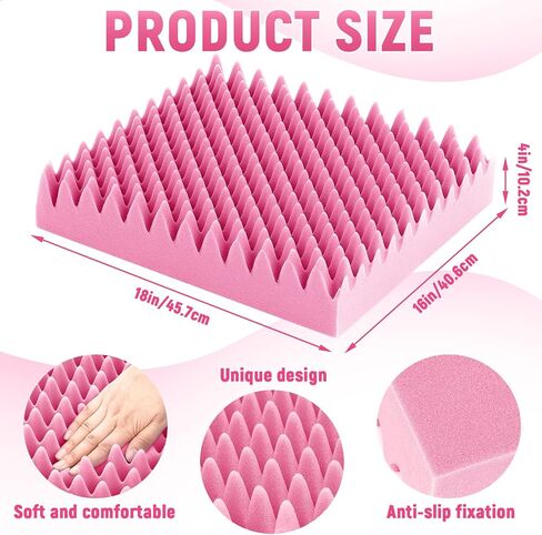 Geiserailie 2 PCS Egg Foam Pad Chair Cushion لتخفيف وسائد رغوة البيض إلى ظهور ملحقات Egg Foam Pad للكراسي وسادة رغوة للكراسي كرسي كرسي كرسي كرسي in Kuwait