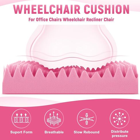 Geiserailie 2 PCS Egg Foam Pad Chair Cushion لتخفيف وسائد رغوة البيض إلى ظهور ملحقات Egg Foam Pad للكراسي وسادة رغوة للكراسي كرسي كرسي كرسي كرسي in Kuwait