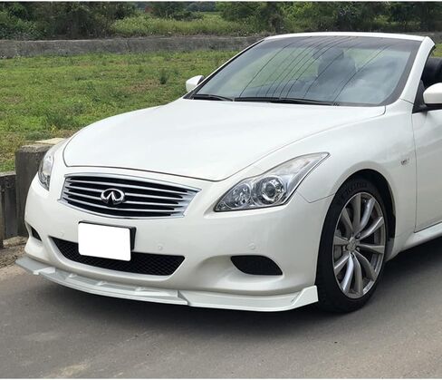 Q1-Tech ، شفة الوفير الأمامية ملائمة للتوافق مع 2008-2013 Infiniti G37 Coupe/2DR ، طقم جسم الذقن المفسد الأمامي الشفاه ، على طراز STP +(هدية) (ألياف الكربون المطلية) in Kuwait