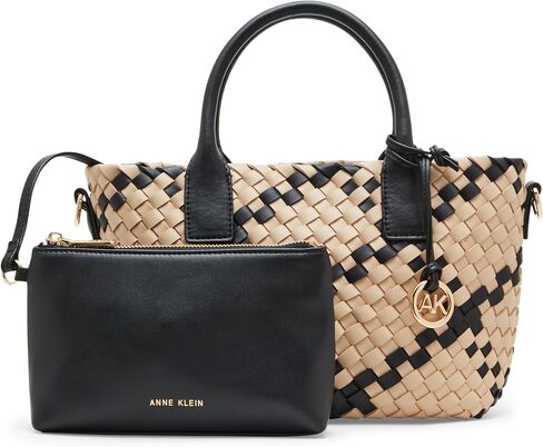 Anne Klein Woven Small Tote with Pouch in Saudi Arabia