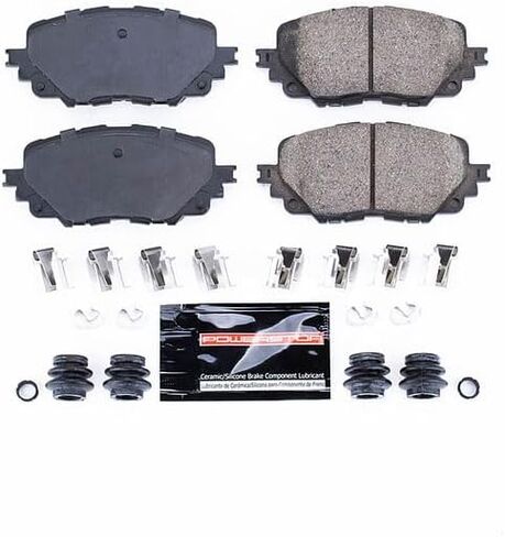 Power Stop Z23-1903 Front Z23 Evolution Sport Carbon Fiber Infused Ceramic Brake Pads with Hardware For Fiat 124 Spider 2017-2020, Mazda MX-5 Miata 2016-2022 [Model Specific] in Saudi Arabia