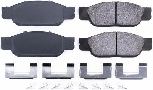 Power Stop 17-805 ، Z17 Front Ceramic Brake Pads مع أجهزة لـ Ford Thunderbird 2002-2005 ، Jaguar S-Type 2000-2002 ، Lincoln LS 2000-2006 [Model Second] in Saudi Arabia
