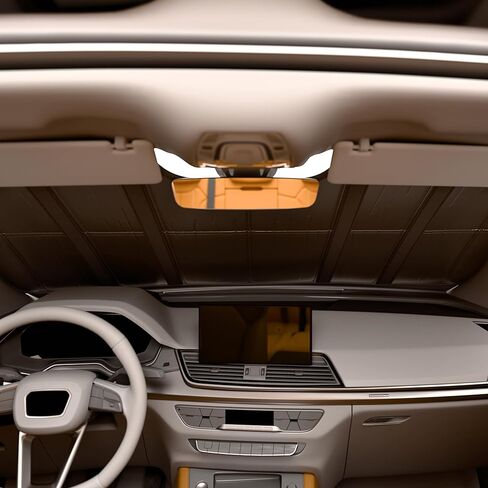 Autotech Park قابلة للطي Sunshade متوافق مع 2016-2022 BMW X1 SUV ، Sunshade مع بنية معززة المعادن ، الحفاظ على الداخل بارد وحفظ مساحة in Saudi Arabia