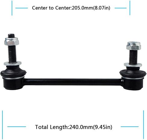 AUQDD 2Pcs K750190 (For RWD Models) Front Sway Bar Stabilizer Link Compatible With 2008-2010 2011-2014 Ca-dillac CTS w/RWD (# 15250258 22816802 SL90165) in Saudi Arabia