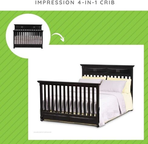 CC KITS CANVERIS CANVERITION KIT RAILS for Simmons Kids Kids by Delta (Chestnut) in Kuwait