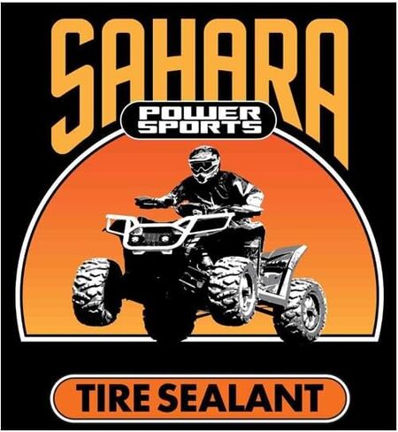 Sahara Power Sport Tire and Tube Sealant Puncture Repair Sealant, Prevent and Repair, Suitable for Non-Highway Tires and Tubes, Non-Toxic, Eco-Friendly, 34oz Bottle in Saudi Arabia