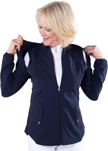 Jofit Apparel Women’s Athletic Clothing Wind Jacket with Removable Sleeves for Golf & Tennis in Saudi Arabia