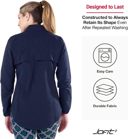 Jofit Apparel Women’s Athletic Clothing Wind Jacket with Removable Sleeves for Golf & Tennis in Saudi Arabia