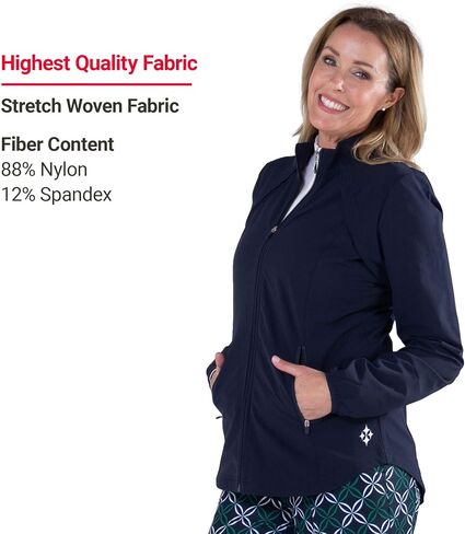 Jofit Apparel Women’s Athletic Clothing Wind Jacket with Removable Sleeves for Golf & Tennis in Saudi Arabia
