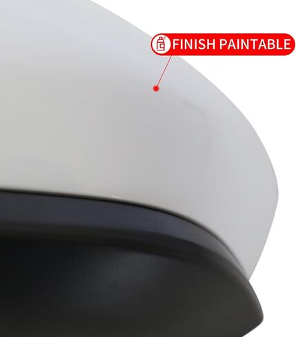 Marretoo for Toyota Camry Side view Mirror Assembly Driver 2018 2019 2020 2021 2022 2023 2024 |WHITE Power | Heated | Turn Signal |Replaces TO1320367| (POWER+LAMP+HEAT, Driver Side(LH)) in Saudi Arabia