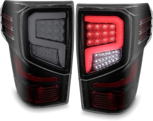 AKKON - For 2016-2021 Nissan Titan Light Tube Premium Tail Lamps Assemblies - Black Smoke Housing in Kuwait