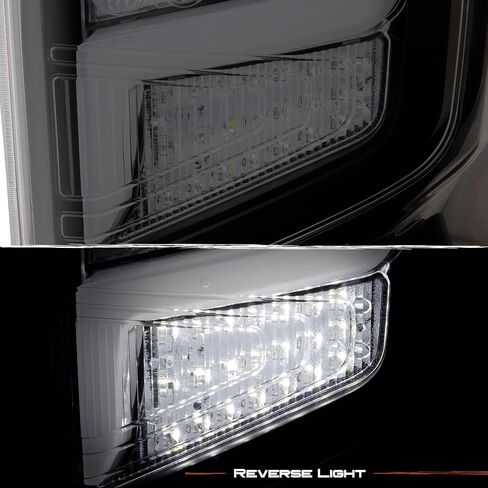 Akkon - لعام 2016-2021 تجميعات مصابيح ذيل Nissan Titan Titan Tube Tube - مساكن الدخان الأسود in Kuwait
