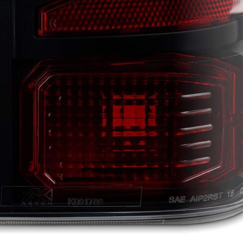 Akkon - لعام 2016-2021 تجميعات مصابيح ذيل Nissan Titan Titan Tube Tube - مساكن الدخان الأسود in Kuwait