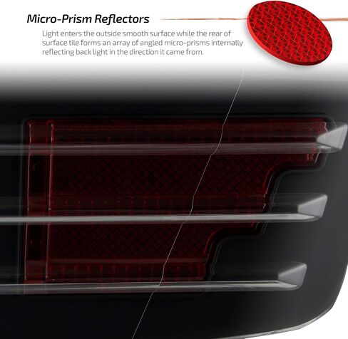 Akkon - لعام 2016-2021 تجميعات مصابيح ذيل Nissan Titan Titan Tube Tube - مساكن الدخان الأسود in Kuwait