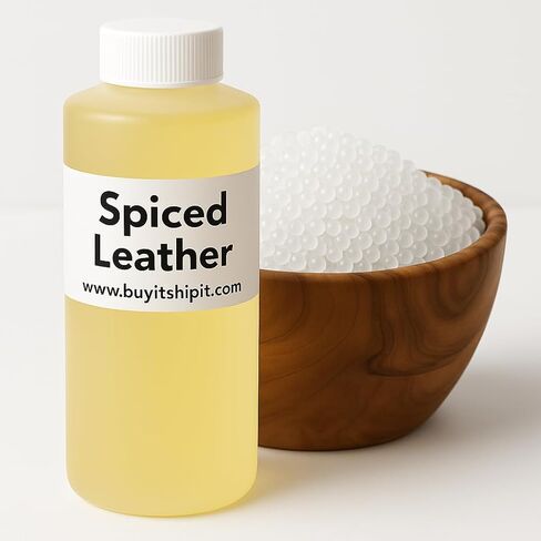 Buyitshipit - Original Leather Fragrance from Our Leather Collection - Perfect for Adding Aroma to Freshies, Candles, Soaps, and Diffusers - 4 oz in Kuwait
