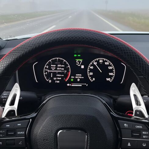 X Xotic Tech Black Black Forged Patterd Pardle Syftens Cover Cover Cover Trim Incsories Excloyer مع Honda Civic 11th Gen 2022 2023 2024 2025 ، Accord CR-V Pilot أو Acura Integra 2023 2024 2025 in Kuwait