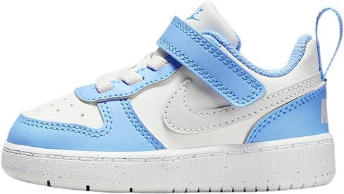 Nike Court Borough Low Recraft Baby/Toddler Shoes (DV5458-108, White/Fierce Pink/Light Ultramarine) Size 4 in Saudi Arabia