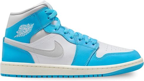 Nike Air Jordan 1 Mid Women's Shoes (BQ6472-108, Summit White/Amber Brown/Cosmic Clay) Size 6 in Saudi Arabia